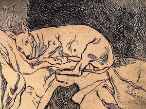 La Perra Del Pintor — José Gutiérrez Solana