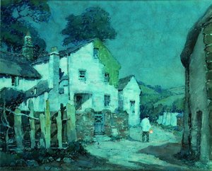 A Devon Village — Albert Moulton Foweraker