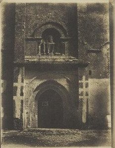 South Portal, Church Of Saint Pierre, Melle, Deux Sèvres, France — Gustave Le Gray