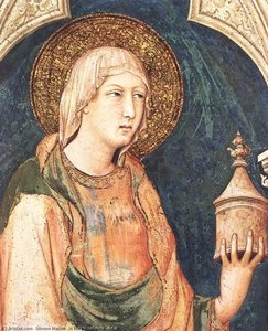 St Mary Magdalene (detail) — Simone Martini
