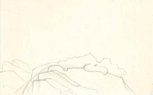 Cursory Sketch Of Mountain Landscape 17 — Nicholas Roerich