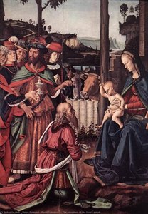 The Adoration Of The Magi (detail) — Pietro Perugino (pietro Vannucci)