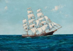 United States Clipper Winona — Montague Dawson