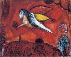 'study To ''song Of Songs Iv''' — Marc Chagall