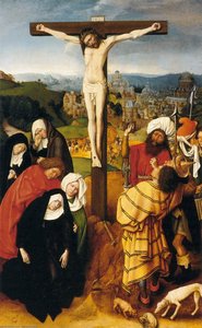Crucifixion — Gerard David, Early Netherlandish Renaissance