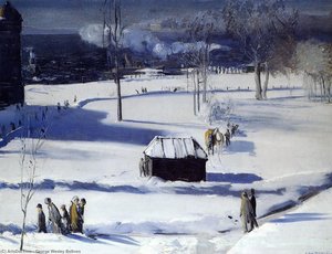 Blue Snow, The Battery — George Wesley Bellows