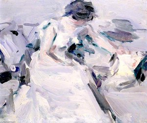 Lady In A White Dress — Samuel John Peploe