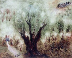 Olive Trees In The Galilee - (01) — Reuven Rubin