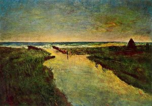 The Mouth Of River Cinquale — Carlo Carrà