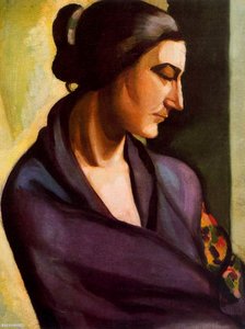 Portrait De Femme Au Châle — Tamara De Lempicka