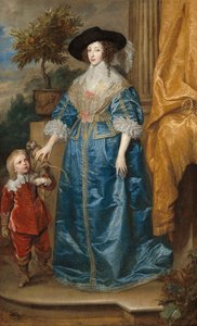 Queen Henrietta Maria And Her Dwarf Sir Jeffrey Hudson — Sir Anthony Van Dyck