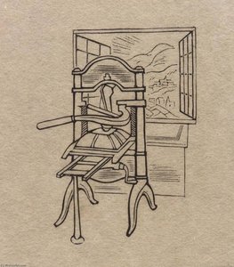 Printing Press — Howard Cook