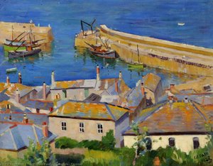 Mousehole, Cornwall — Frank Grant Faed