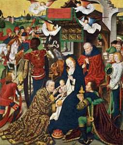 Dortmund Propsteikirche, Derick Baegert Altarbild, Rechte Tafel