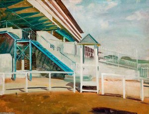 Epsom Paddock And Stands — Sir Alfred James Munnings