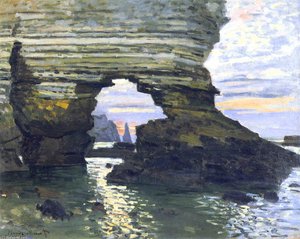 Port D `amount Etretat — Claude Monet
