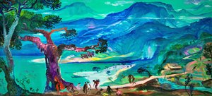 Lake View I — Hendra Aprida Gunawan, Contemporary Realism