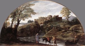 The Flight Into Egypt — Annibale Carracci, Baroque