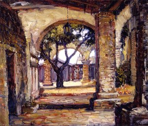 Cloister, Mission San Juan Capistrano — Joseph Kleitsch