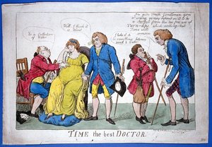 A group of physicians wrongly diagnosing the case of a pregn