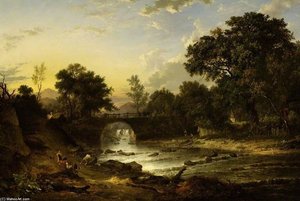 A View Of The Douglas Bridge Near Inverary, Argyllshire — Patrick Nasmyth