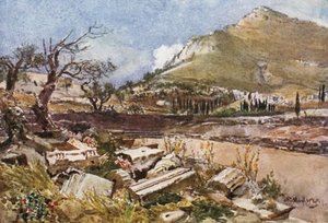 Mount Ithome From The Stadion Of Messene — John Fulleylove
