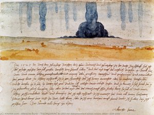 Traumgesicht. Dürer Dokumentiert Einen Seiner Albträume — Albrecht Dürer