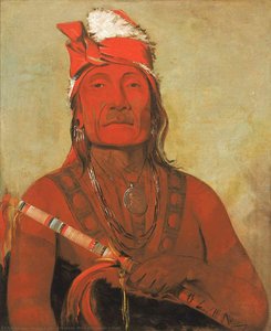Toh Kí E To, Stone With Horns, A Chief — George Catlin, American Romanticism