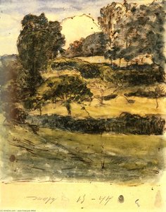 Pastures In Normandy — Jean-françois Millet, Contemporary Realism