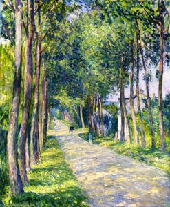 Horse And Carriage On A Sunny Road — Henri Lebasque