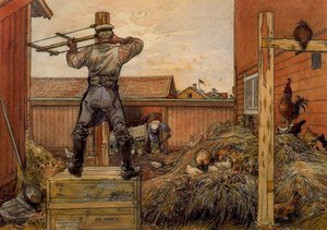 The Manure Pile — Carl Larsson