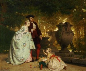 The Little Flower Seller — Auguste Serrure
