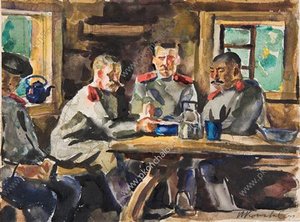 Soldiers — Pyotr Konchalovsky