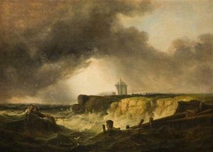 Fishing Boats Off The Coast