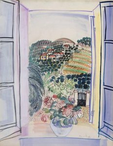 Open Window At Saint-jeannet — Raoul Dufy