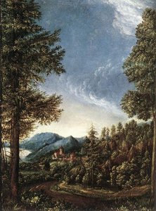 Danubian Landscape — Albrecht Altdorfer, German Renaissance Landscape