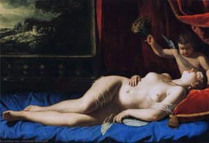Sleeping Venus — Artemisia Gentileschi, Baroque