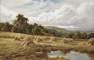 A Surrey Cornfield — Henry Hillier Parker