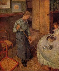 The Little Country Maid — Camille Pissarro