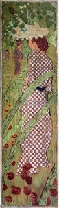 Woman In A Checked Dress — Pierre Bonnard