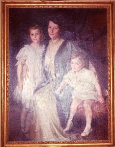 Mrs. Oswald Garrison Villard with Daughter, Dorothea and Son, Henry Hilyard, (painting)
