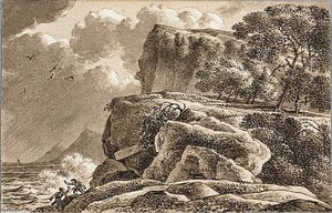 Coastal Landscape With Storm Approaching