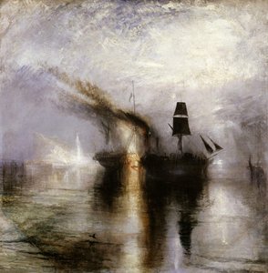 Snowstorm Peace Burial At Sea — Joseph Mallord William Turner, Romantic Movement