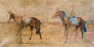 Two Horses Exercising — Basil Blackshaw