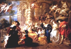 The Garden Of Love — Peter Paul Rubens, Baroque