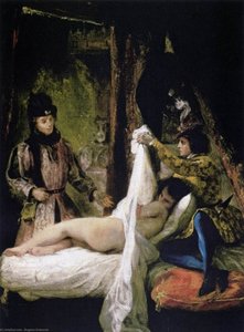 Louis D'orleans Showing His Mistress — Eugène Delacroix