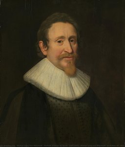 Portrait of Hugo de Groot (1583-1645), Michiel Jansz van Mierevelt (workshop of), 1631
