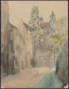 Imperial Castle, View Of The Burgkapelle Chapel And The Inner Gate — Georg Friedrich Schmidt