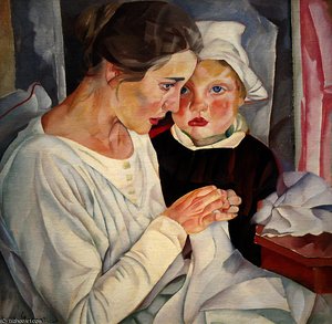 Mother And Child — Boris Dmitrievich Grigoriev