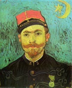 Portrait Of Milliet, Second Lieutnant Of The Zouaves — Vincent Willem Van Gogh